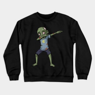 Dabbing Zombie Halloween - Dab Funny Zombies product Crewneck Sweatshirt